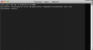 Safari Tab Terminal Command