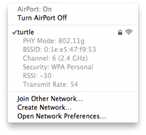 Alt + Airport Toolbar Button